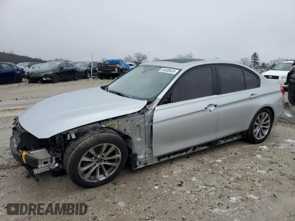 2016 BMW 3 Series 320i xDrive with VIN WBA8A3C57GK688602, listed as a Copart auction lot 84408424 with 74,498 mi miles and Salvage Title. Bid and sale history available at DreamBid. Image 1.
