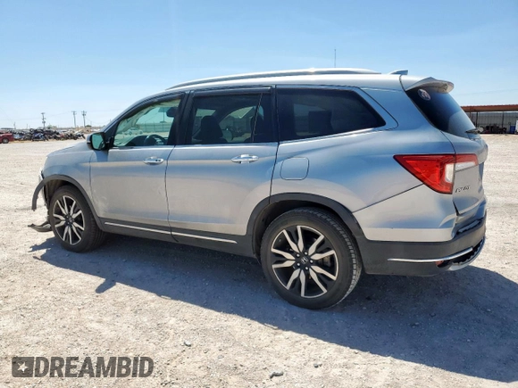 2019 Honda Pilot Elite with VIN 5FNYF6H09KB057259, listed as a Copart auction lot 56770835 with 74,492 mi miles and Salvage title. Bid and sale history available at DreamBid. Image 2.