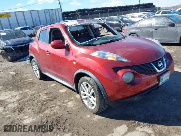 2012 Nissan Juke SL with VIN JN8AF5MV2CT114465, listed as a IAAI auction lot 41617927 with 87,084 mi miles. Bid and sale history available at carsss.com. Image 1.
