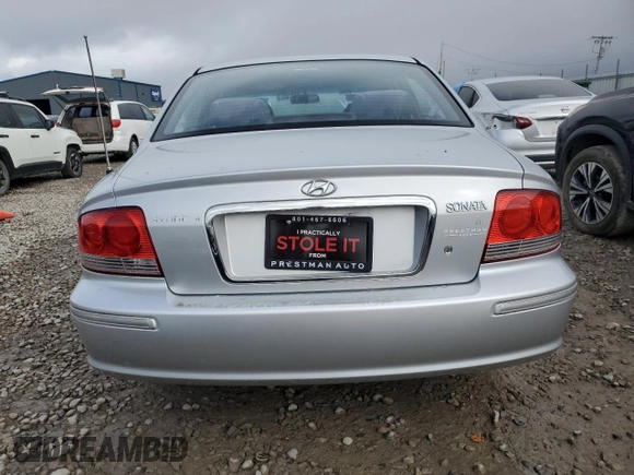 2004 Hyundai Sonata GLS with VIN KMHWF35H54A054169, listed as a Copart auction lot 48060295 with 128,638 mi miles and Clean Title. Bid and sale history available at carsss.com. Image 6.