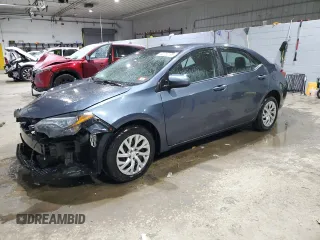 2019 Toyota Corolla L z VIN 2T1BURHE2KC175392, wystawiony jako Copart lot #42033195 z przebiegiem 74 822 mil mil oraz Szkoda całkowita • Salvage title. Historia ofert i sprzedaży dostępna na DreamBid. Obrazek 1.