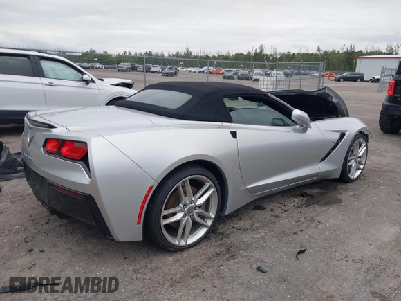 2019 Chevrolet Corvette 1LT with VIN 1G1YB3D72K5113016, listed as a IAAI auction lot 41311267 with 62,898 mi miles. Bid and sale history available at carsss.com. Image 4.