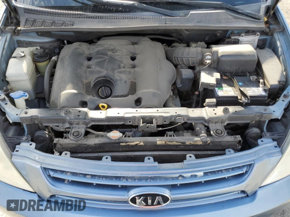 2008 Kia Sedona with VIN KNDMB133686267031, listed as a Copart auction lot 69464784 with 160,358 mi miles and Salvage Title. Bid and sale history available at carsss.com. Image 12.