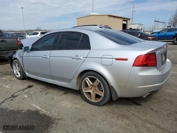 2005 Acura TL with VIN 19UUA66245A048999, listed as a Copart auction lot 50948845 with 223,828 mi miles and Salvage Title. Bid and sale history available at carsss.com. Image 2.