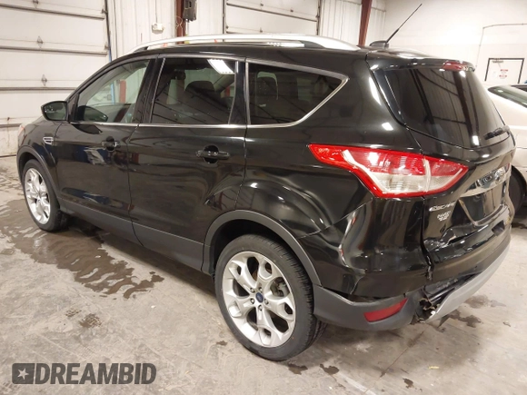 2014 Ford Escape Titanium with VIN 1FMCU9J95EUD85537, listed as a IAAI auction lot 41472236 with 154,796 mi miles. Bid and sale history available at carsss.com. Image 3.