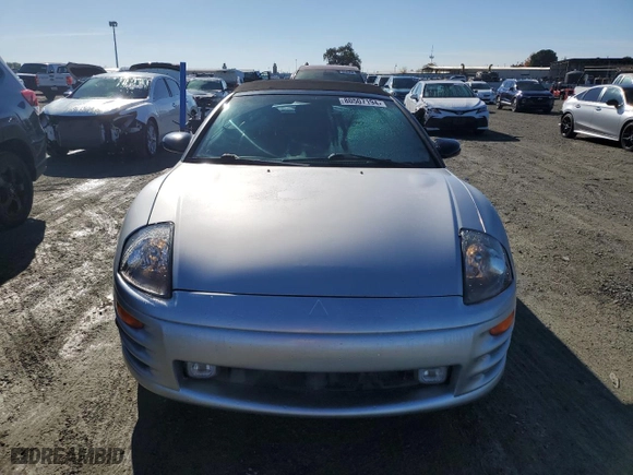 2001 Mitsubishi Eclipse GT with VIN 4A3AE55H01E003998, listed as a Copart auction lot 80507194 with 141,650 mi miles and Salvage Title. Bid and sale history available at carsss.com. Image 5.