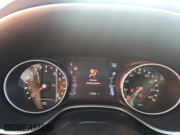 2020 Jeep Compass Limited z VIN 3C4NJDCB8LT157418, wystawiony jako Copart lot #54872465 z przebiegiem 71 023 mil mil oraz Szkoda całkowita • Salvage title. Historia ofert i sprzedaży dostępna na DreamBid. Obrazek 9.