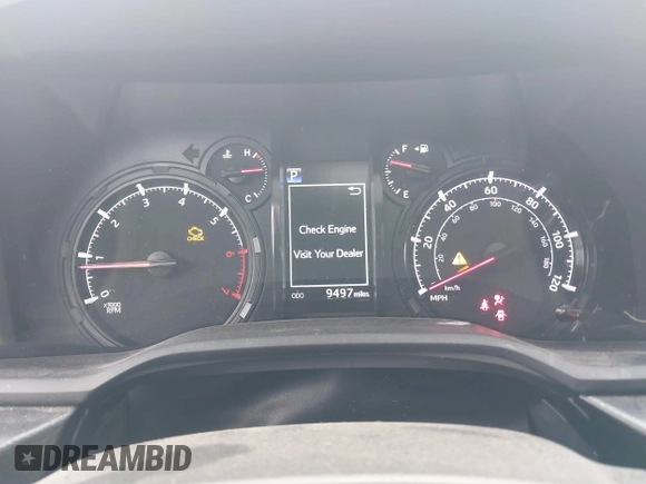 2024 Toyota 4Runner SR5 Premium with VIN JTENU5JR5R6218655, listed as a IAAI auction lot 40615924 with 9,497 mi miles and . Bid and sale history available at DreamBid. Image 7.