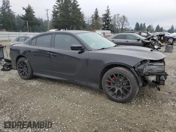 2019 Dodge Charger GT with VIN 2C3CDXHG2KH608648, listed as a Copart auction lot 50422345 with 111,202 mi miles and Salvage Title. Bid and sale history available at DreamBid. Image 4.