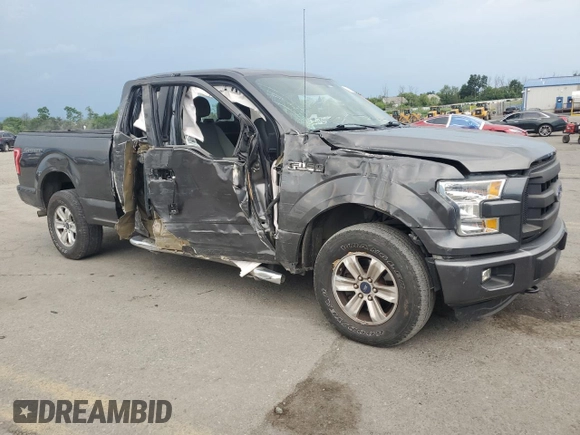 2015 Ford F-150 XLT with VIN 1FTEX1EP0FFC25604, listed as a Copart auction lot 64160025 with 85,106 mi miles and Salvage title. Bid and sale history available at DreamBid. Image 4.