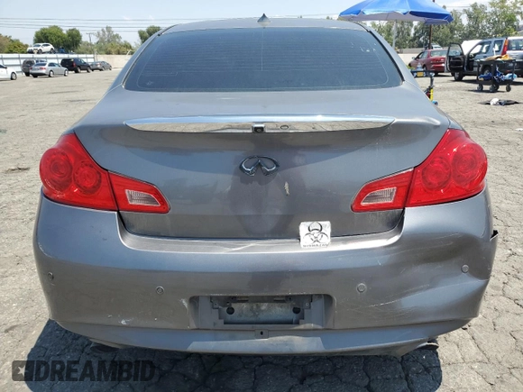2011 Infiniti G37 Journey with VIN JN1CV6AP2BM507901, listed as a Copart auction lot 55707405 with Not Provided miles and Clean Title. Bid and sale history available at DreamBid. Image 6.