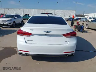 2015 Hyundai Genesis 3.8L with VIN KMHGN4JE4FU075055, listed as a IAAI auction lot 41678074 with 126,229 mi miles. Bid and sale history available at carsss.com. Image 16.