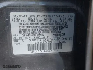 2013 Nissan Sentra SR with VIN 3N1AB7AP6DL689976, listed as a IAAI auction lot 41500587 with 90,925 mi miles. Bid and sale history available at carsss.com. Image 9.