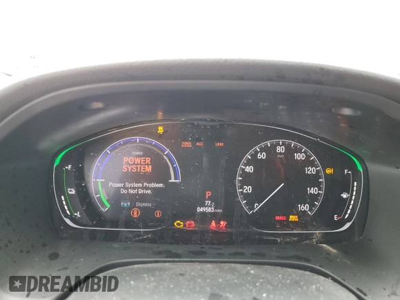 2020 Honda Insight EX with VIN 19XZE4F59LE005566, listed as a Copart auction lot 47826365 with 49,583 mi miles and Salvage Title. Bid and sale history available at DreamBid. Image 9.