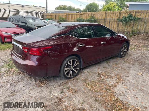 2018 Nissan Maxima SV with VIN 1N4AA6AP6JC378619, listed as a IAAI auction lot 42196813 with 128,121 mi miles and . Bid and sale history available at DreamBid. Image 4.