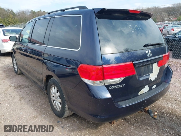 2008 Honda Odyssey EX with VIN 5FNRL384X8B041143, listed as a IAAI auction lot 42085191 with 218,724 mi miles. Bid and sale history available at carsss.com. Image 3.