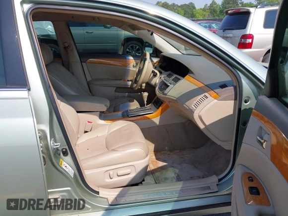 2007 Toyota Avalon XL with VIN 4T1BK36B67U252394, listed as a IAAI auction lot 41978589 with 256,359 mi miles. Bid and sale history available at carsss.com. Image 5.