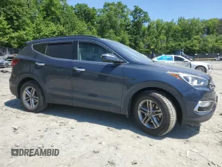 2017 Hyundai Santa Fe 2.4L z VIN 5NMZUDLB7HH028678, wystawiony jako Copart lot #57557855 z przebiegiem 102 049 mil mil oraz Szkoda całkowita • Salvage title. Historia ofert i sprzedaży dostępna na DreamBid. Obrazek 4.