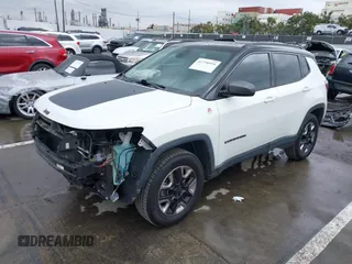 2018 Jeep Compass Trailhawk with VIN 3C4NJDDB0JT306898, listed as a IAAI auction lot 41798954 with 75,852 mi miles and . Bid and sale history available at carsss.com. Image 18.