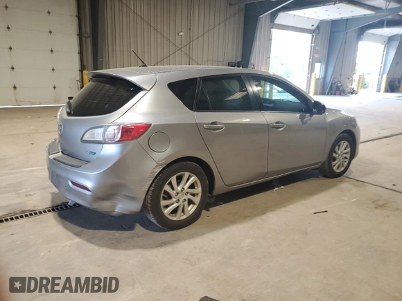 2012 Mazda 3 i Touring with VIN JM1BL1L8XC1605598, listed as a Copart auction lot 57154255 with 94,076 mi miles and Salvage title. Bid and sale history available at DreamBid. Image 3.
