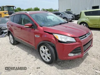 2015 Ford Escape Titanium with VIN 1FMCU0JX5FUC90567, listed as a Copart auction lot 60340775 with 67,287 mi miles and Salvage title. Bid and sale history available at DreamBid. Image 4.