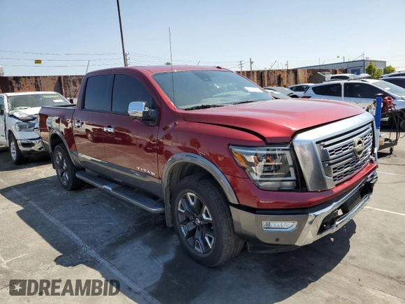 2021 Nissan Titan Pro-4X с VIN 1N6AA1ED8MN525896, выставлен на аукционе Copart как лот 58040055 с пробегом 39 043 миль миль и Списание • Salvage title. История ставок и продаж доступна на DreamBid. Изображение 5.
