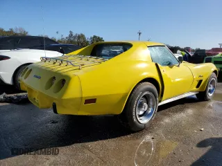 1976 Chevrolet Corvette with VIN 1Z37L6S435024, listed as a Copart auction lot 74694174 with 76,512 mi miles and Non repairable. Bid and sale history available at DreamBid. Image 3.