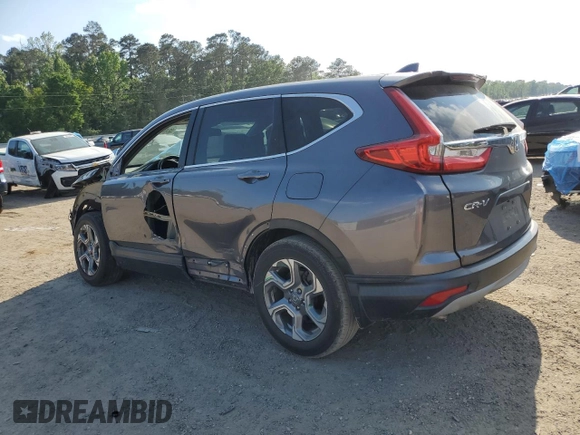 2017 Honda CR-V EX-L with VIN 7FARW1H84HE000445, listed as a Copart auction lot 52478965 with 155,412 mi miles and Salvage Title. Bid and sale history available at carsss.com. Image 2.