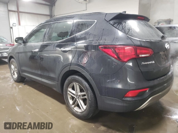 2018 Hyundai Santa Fe 2.4L with VIN 5NMZUDLB6JH081183, listed as a Copart auction lot 83575314 with 145,687 mi miles and Salvage title. Bid and sale history available at DreamBid. Image 2.
