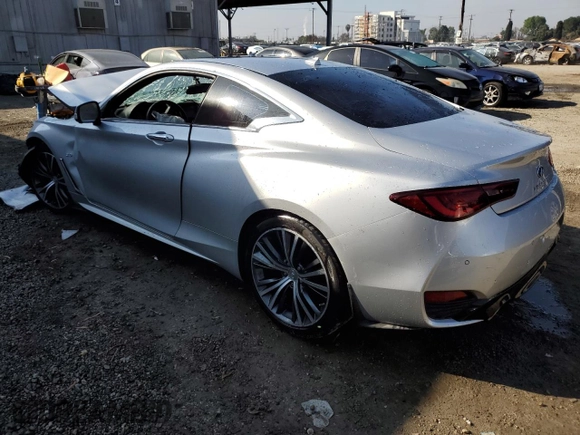 2017 Infiniti Q60 Sport with VIN JN1EV7EK1HM360220, listed as a Copart auction lot 45929095 with 28,612 mi miles and Salvage title. Bid and sale history available at DreamBid. Image 2.