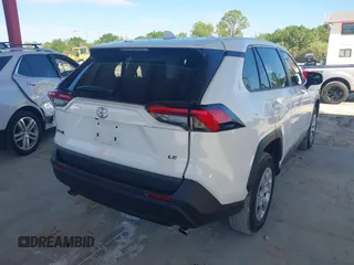 2024 Toyota RAV4 LE with VIN 2T3H1RFV7RC292151, listed as a IAAI auction lot 41673806 with 6,592 mi miles. Bid and sale history available at carsss.com. Image 4.
