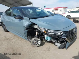 2025 Nissan Sentra SR with VIN 3N1AB8DV8SY229850, listed as a IAAI auction lot 42035095 with 2,277 mi miles and . Bid and sale history available at DreamBid. Image 1.