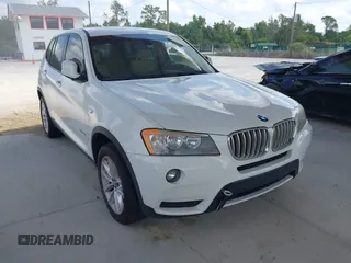 2014 BMW X3 xDrive28i with VIN 5UXWX9C57E0D26565, listed as a IAAI auction lot 42173843 with 110,266 mi miles and . Bid and sale history available at DreamBid. Image 1.