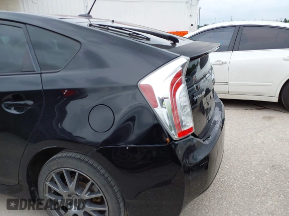 2013 Toyota Prius One with VIN JTDKN3DU3D5688397, listed as a IAAI auction lot 42140613 with 187,679 mi miles. Bid and sale history available at carsss.com. Image 6.