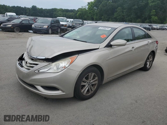 2011 Hyundai Sonata GLS with VIN 5NPEB4AC9BH180729, listed as a Copart auction lot 74673544 with 102,516 mi miles and Salvage Title. Bid and sale history available at DreamBid. Image 1.