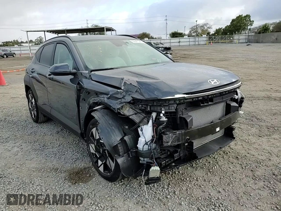 2024 Hyundai Kona SEL with VIN KM8HB3AB2RU095418, listed as a Copart auction lot 50947045 with 10,372 mi miles and Salvage Title. Bid and sale history available at carsss.com. Image 11.