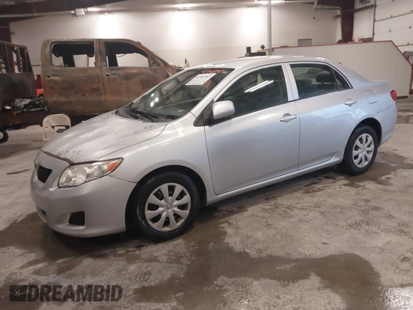 2009 Toyota Corolla with VIN JTDBL40E99J005790, listed as a IAAI auction lot 41561087 with 108,553 mi miles. Bid and sale history available at carsss.com. Image 2.