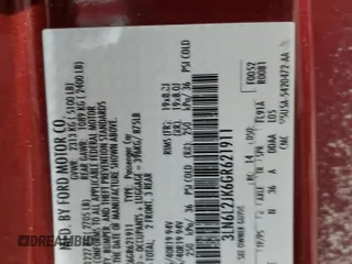 2016 Lincoln MKZ with VIN 3LN6L2JK6GR621911, listed as a Copart auction lot 42857065 with 122,074 mi miles and Salvage Title. Bid and sale history available at carsss.com. Image 14.