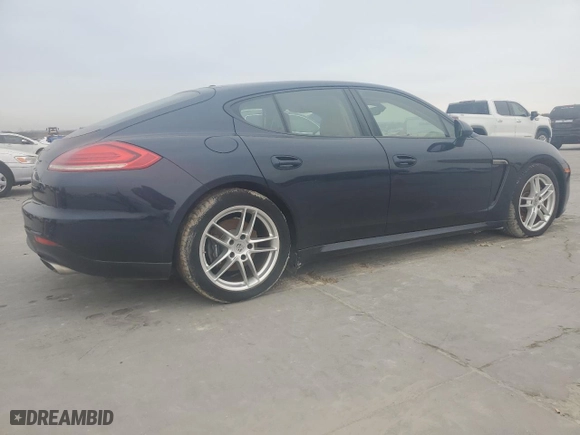 2014 Porsche Panamera with VIN WP0AA2A70EL005200, listed as a Copart auction lot 79413054 with 54,077 mi miles and Salvage Title. Bid and sale history available at carsss.com. Image 3.