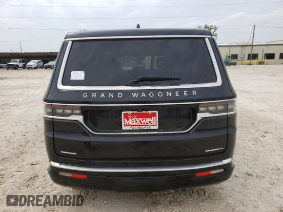 2023 Jeep Grand Wagoneer Series II with VIN 1C4SJSFP8PS549630, listed as a Copart auction lot 48138554 with 22 mi miles and . Bid and sale history available at DreamBid. Image 6.