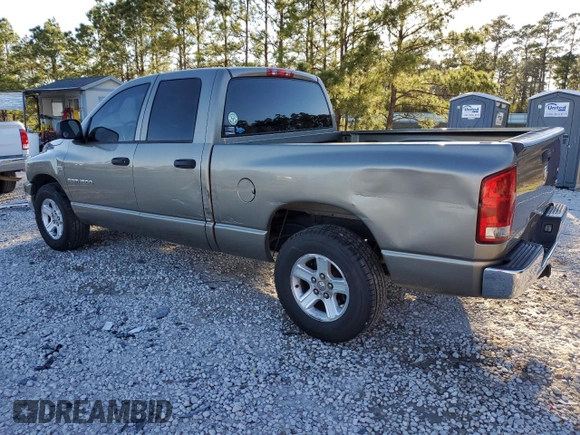 2006 Dodge 1500 SLT z VIN 1D7HA18266S582653, wystawiony jako Copart lot #47625845 z przebiegiem 134 843 mil mil oraz Czysty tytuł • Clean title. Historia ofert i sprzedaży dostępna na DreamBid. Obrazek 2.