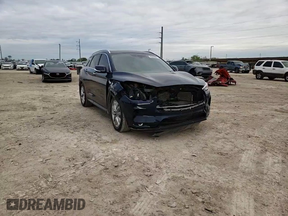 2019 Infiniti QX50 LUXE with VIN 3PCAJ5M13KF131378, listed as a Copart auction lot 45098693 with 47,933 mi miles. Bid and sale history available at carsss.com. Image 10.