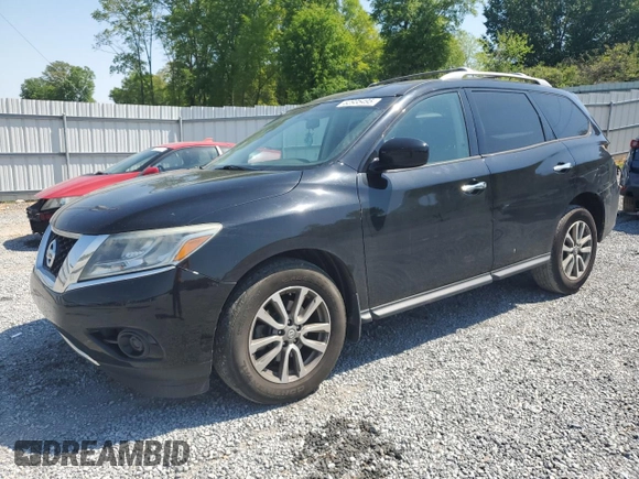 2014 Nissan Pathfinder Platinum with VIN 5N1AR2MM6EC726756, listed as a Copart auction lot 52935495 with 127,187 mi miles and Salvage Title. Bid and sale history available at carsss.com. Image 1.