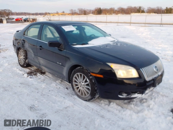 2008 Mercury Milan Premier with VIN 3MEHM02128R609324, listed as a IAAI auction lot 41213842 with 118,968 mi miles and . Bid and sale history available at DreamBid. Image 1.
