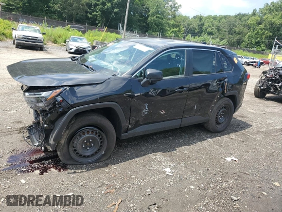2024 Toyota RAV4 LE with VIN 2T3F1RFV3RW444724, listed as a Copart auction lot 63760475 with 24,582 mi miles and Non repairable. Bid and sale history available at DreamBid. Image 1.