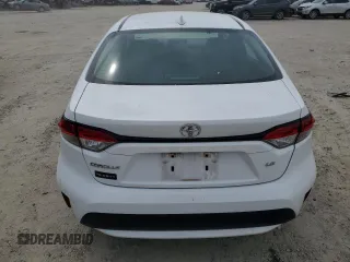2021 Toyota Corolla LE with VIN 5YFEPMAE1MP206006, listed as a Copart auction lot 53228715 with 34,267 mi miles and Salvage Title. Bid and sale history available at DreamBid. Image 6.