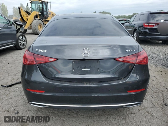 2023 Mercedes-Benz C 300 with VIN W1KAF4HB9PR092253, listed as a Copart auction lot 67173224 with 13,019 mi miles and Salvage title. Bid and sale history available at DreamBid. Image 6.