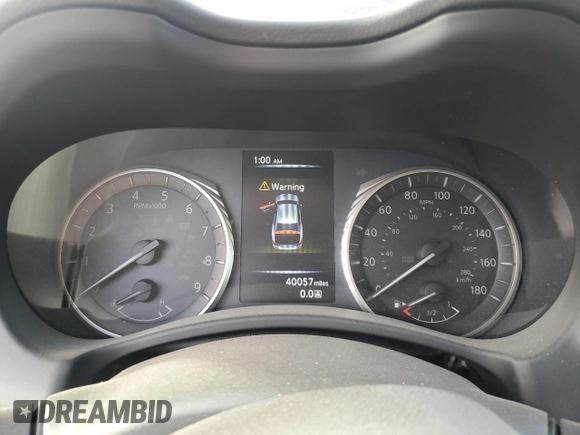 2019 Infiniti Q50 3.0t LUXE with VIN JN1EV7APXKM516120, listed as a Copart auction lot 45885915 with 40,057 mi miles and Salvage Title. Bid and sale history available at carsss.com. Image 9.