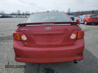 2009 Toyota Corolla with VIN 2T1BU40E79C075958, listed as a Copart auction lot 49871435 with 0 mi miles and Salvage Title. Bid and sale history available at carsss.com. Image 6.