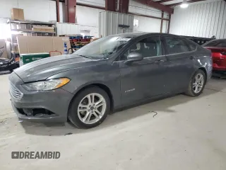 2018 Ford Fusion Hybrid SE with VIN 3FA6P0LU1JR136245, listed as a Copart auction lot 46057295 with 195,047 mi miles and Clean Title. Bid and sale history available at carsss.com. Image 1.